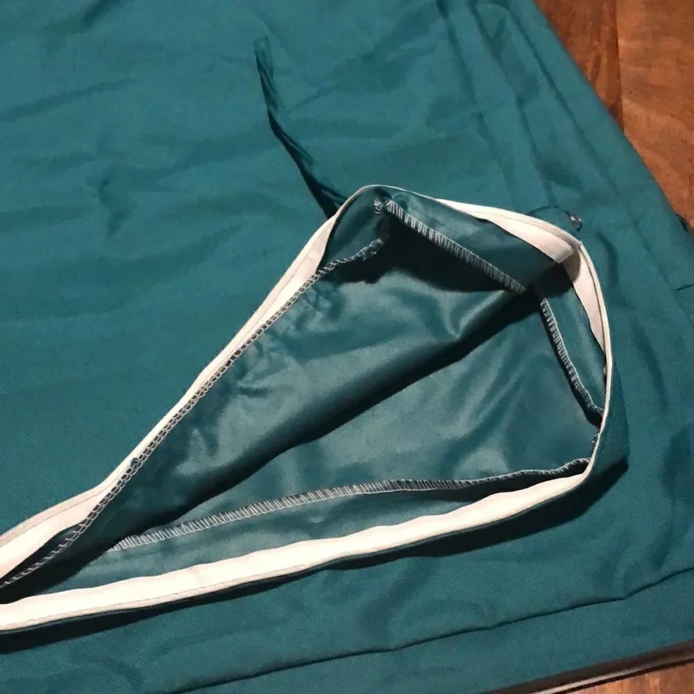 Dark teal cushion covers 18 x 18 x 2” set of 2 NWOT